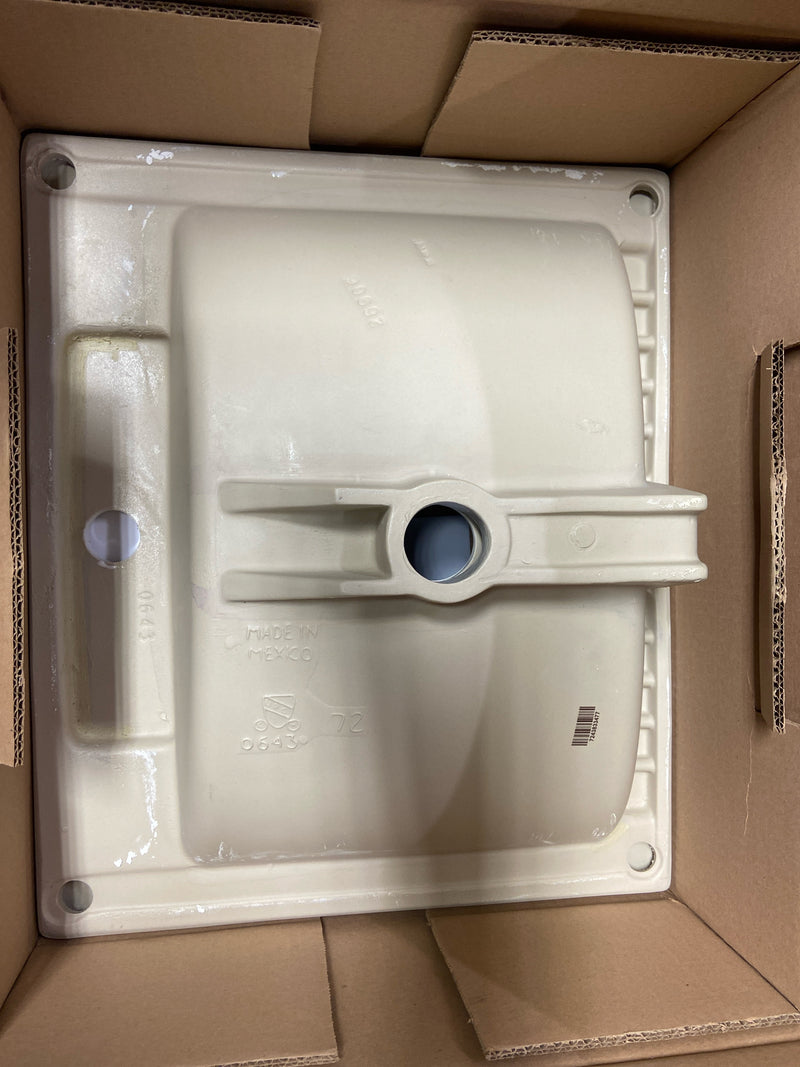 American Standard 0643001.020 Studio Drop in Sink with Center Faucet Holes , White , 7.00 in wide x 17.75 in tall x 21 in deep