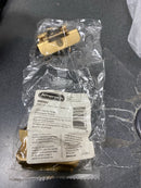 Amerock BPR8704CZ Functional Hardware 1/2 Inch Overlay Surface Mount Cabinet Door Hinge with 105 Degree Opening Angle and Self Close Function - Pair - Champagne Bronze