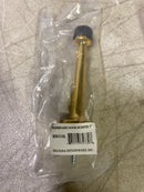 Deltana BDS30U3-UNL 3-1/4 Inch Rigid Baseboard Door Stop - Unlacquered Brass