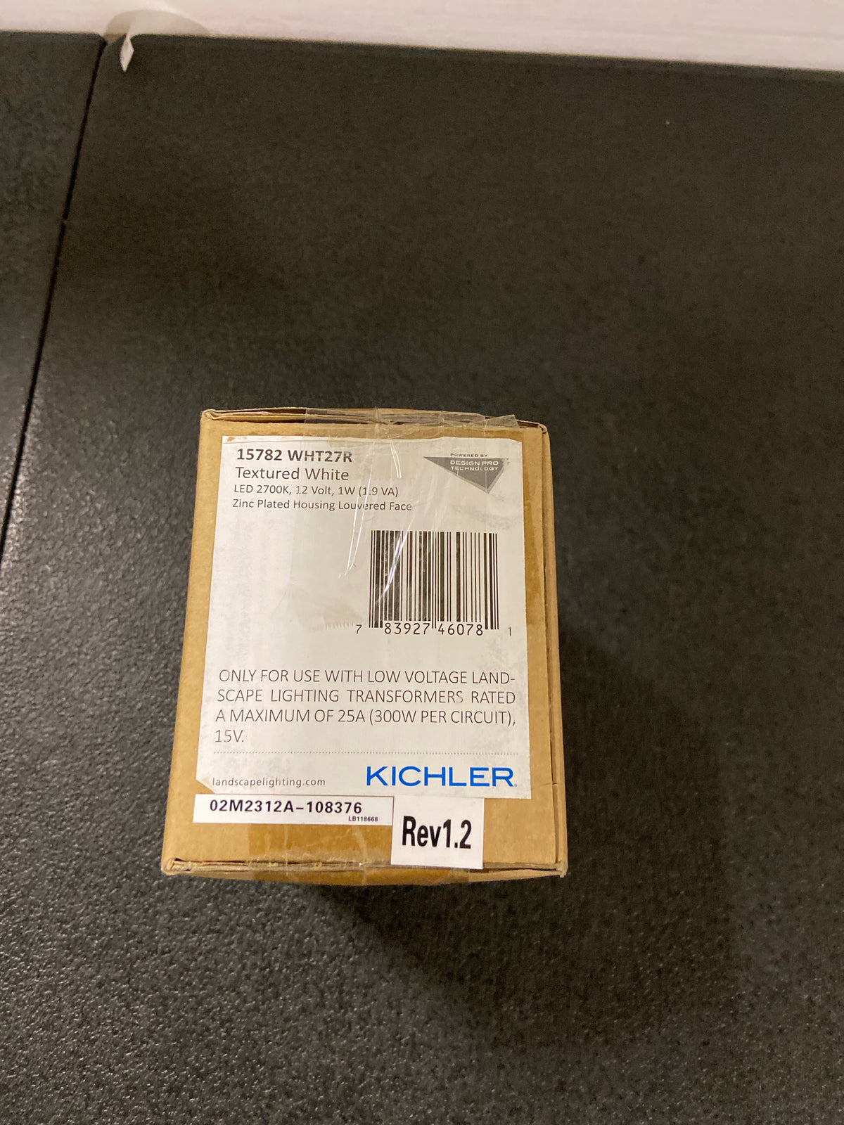 Kichler 15782WHT27R 5" LED Mini Louvered Step Light - 2700K - White