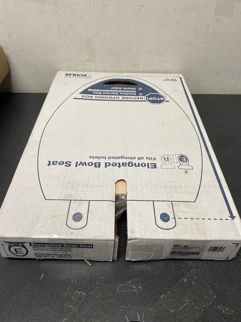 Lustra Quick-Release elongated toilet seat, Desert Bloom