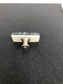 Sietto SLK-204-SN Skinny Glacier 2 Inch Long Rectangular Cabinet Knob