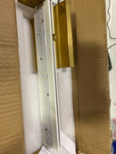 Visual Comfort 700BCMLN13WNB-LED930 Milan 12" Tall LED Wall Sconce - Natural Brass