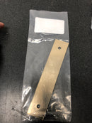 Emtek 86435US4 Art Deco 4 Inch Center to Center Cabinet Pull Rectangular Backplate - Satin Brass
