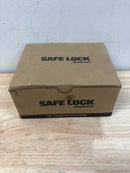 Kwikset Safe Lock Daylon Lever Round Rose Passage Lock Matte Black