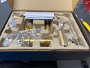 Signature Hardware 483900 Lexia 1.2 GPM Wall Mounted Widespread Bathroom Faucet with Pop-Up Drain Assembly - Brushed Gold