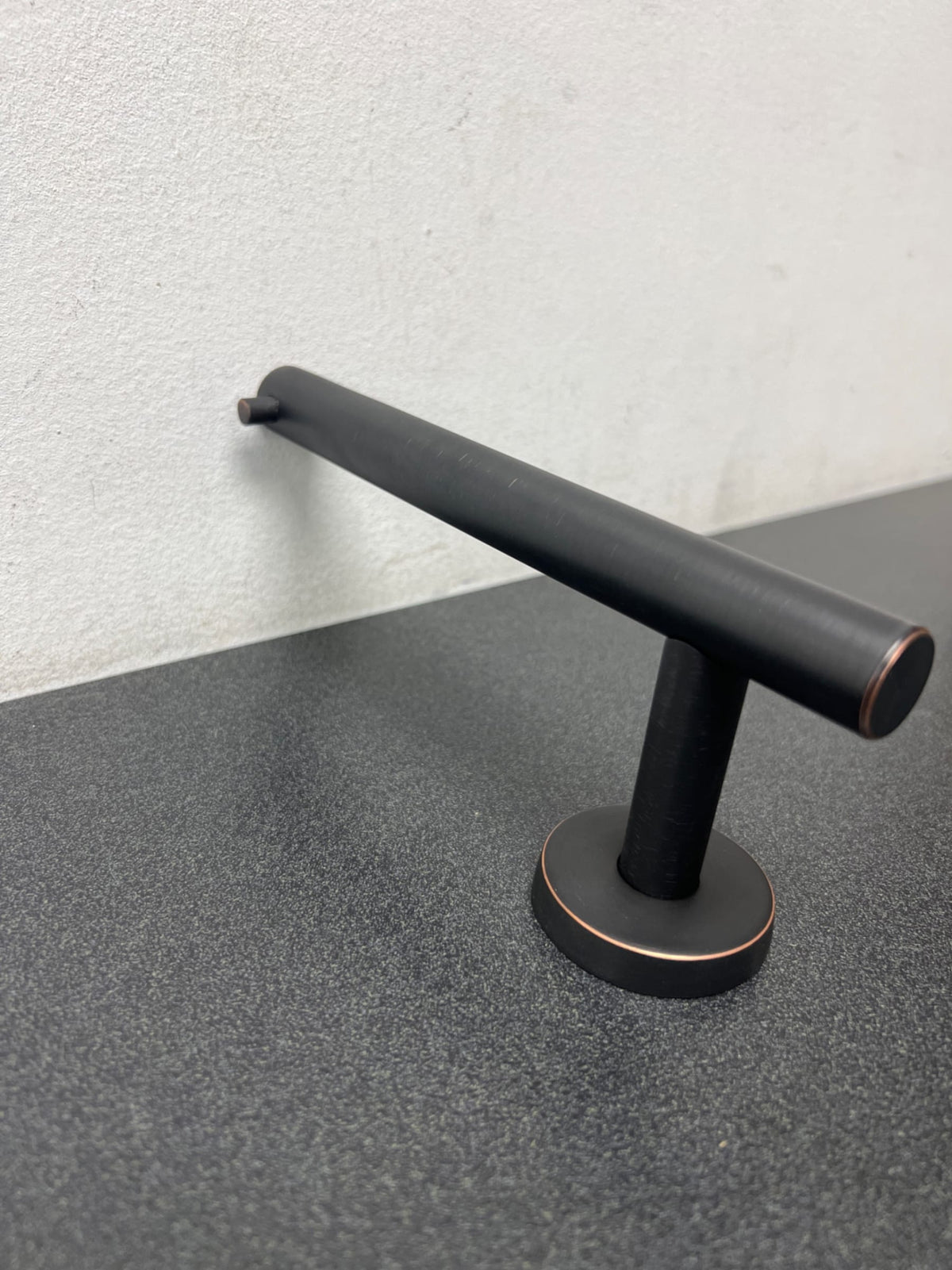 Amerock BH26540ORB Arrondi Wall Mounted Euro Toilet Paper Holder - Oil Rubbed Bronze
