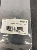 Emtek 87100US19 Edge 3 Inch Center to Center Finger Cabinet Pull - Flat Black