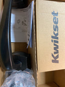 Kwikset CP815PTHXTNL-11P Prescott Lower Passage Handleset with Tustin Interior Lever - No Deadbolt - Venetian Bronze