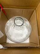 Capital Lighting 325717MB Single Light 15" Tall Pendant with Clear Water Glass Shade - Matte Black