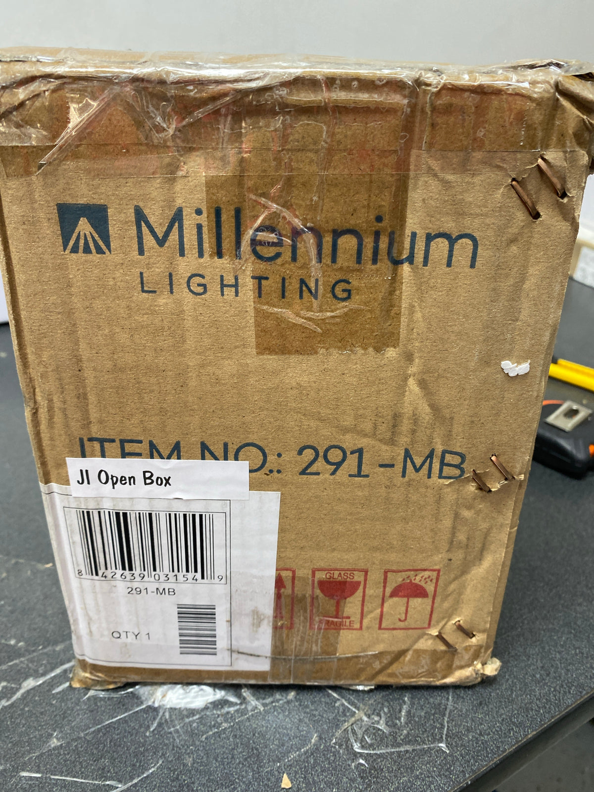 Millennium Lighting 291-MB 7" Tall Bathroom Sconce - Matte Black