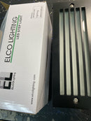 Elco ELST82B LED Brick Light with Grill Faceplate - Black