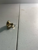 Baldwin 4456003BIN Severin Fayerman 1-1/4 Inch Mushroom Cabinet Knob from the Estate Collection - Polished Brass