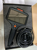 Vevor QXNKT35055000ENIOV0 Triple Lens Endoscope Inspection Camera 5 in. Screen Drain Snake Camera Borescope with 16.5 ft. Cable for Auto Plumbing