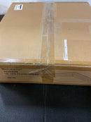 VAXCEL Horizon 16-in W LED Satin Nickel Flush Mount Ceiling Light Fixture White Shade