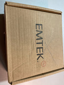 Emtek C5109HLOUS15 Helios Passage Door Lever Set with Disk Rose and Concealed Screws from the Brass Modern Collection - Satin Nickel