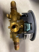 GROHE 35116000 GrohSafe 3.0 Pressure Balance Valve Rough with Flush Plug with Elbows with PEX Cold Expansion Outlets with Service Stops, Unfinished