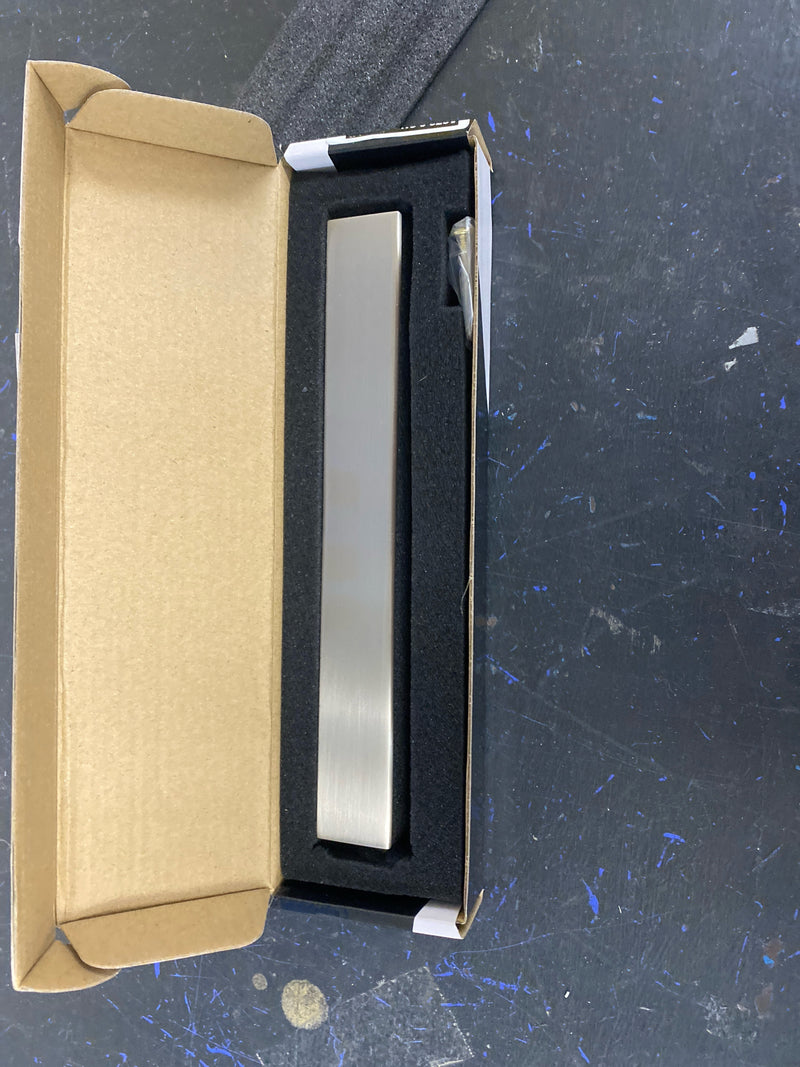 Alno A970-8-SN Tab 8" Center to Center Solid Brass Surface Mount Linear Cabinet Handle / Drawer Pull - Satin Nickel