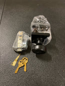 Kwikset Maven Entry Door Knob with Lock and Key, Secure Keyed Handle Exterior, Square Front Entrance and Bedroom, Matte Black, Pick Resistant SmartKey Rekey Security and Microban