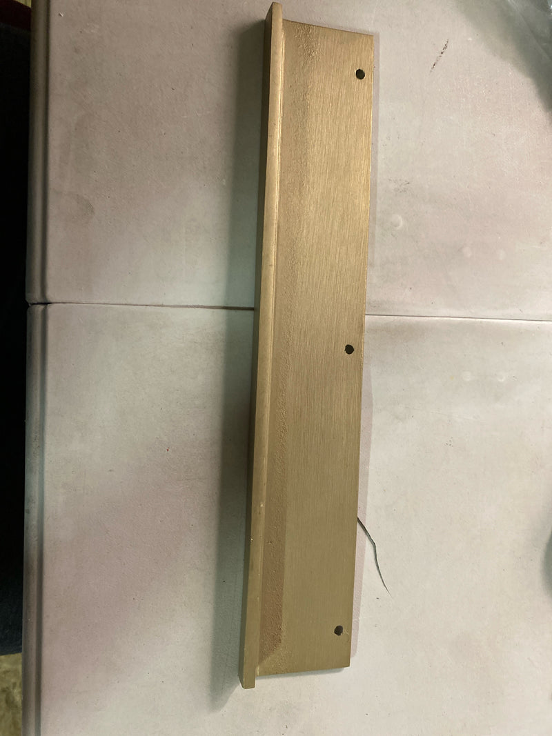 Emtek 86666TWB Emtek 86666 Rustic Modern 10-1/2 Inch Center to Center Finger Cabinet Pull