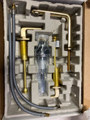 Kallista P24736-LV-BAF Per Se 1.2 GPM Widespread Bathroom Faucet with Tall spout - Brushed French Gold