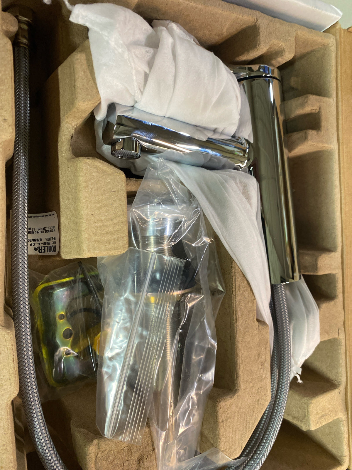 Kohler 35048-4-CP Elate Single-Handle Single Hole 1.2 GPM Bathroom Sink Faucet in Polished Chrome