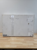 Kohler K-26052-BNL Essential 34-1/16" x 22-1/16" Rectangular Flat Framed Accent Mirror - Brushed Nickel