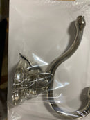 Signature Hardware SHBERH2PN Beasley Double Robe Hook - Polished Nickel