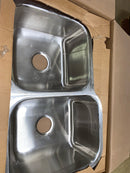 PROFLO PFUC908A Plomosa 31-7/16" Undermount Double Basin Stainless Steel Kitchen Sink - Stainless Steel