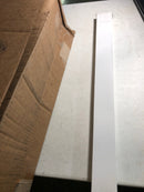 Alno D2805-24-MB Quadrato 24" Center to Center Modern Smooth Square Bar Appliance Handle / Appliance Bar Pull - Italy - Matte Black