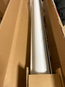 GEC 695719 Pull Down Privacy Screen for 48 in. Dry Erase Boards, PVC & Fiberglass, Matte White, Wall Mount