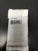 Alno A2904-35-MN Alta Moda 3-1/2" Center to Center Modern Ribbed Round Cabinet Handle / Drawer Pull - Made in Italy - Matte Nickel