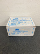 Deltana SDPA325U19 3-1/4 Inch Tall Adjustable Pocket Door Lock for Passage - Flat Black