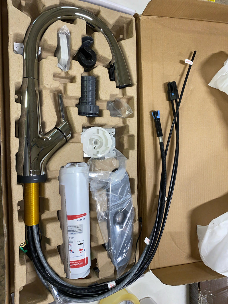 Elkay LKAV7051FCR Single Hole 2-in-1 Kitchen Faucet with Filtered Drinking Water - Chrome