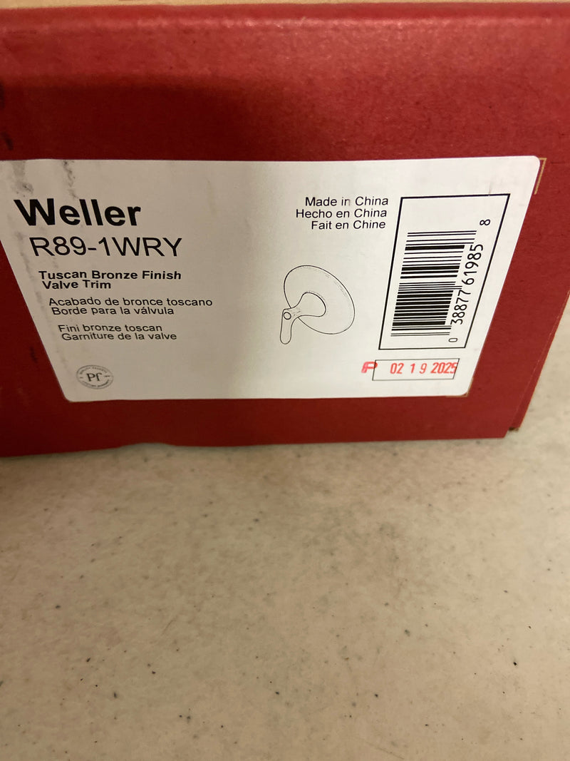 Pfister Weller Tub & Shower Valve Only Trim, Valve Not Included, 1-Handle, Tuscan Bronze Finish, R891WRY