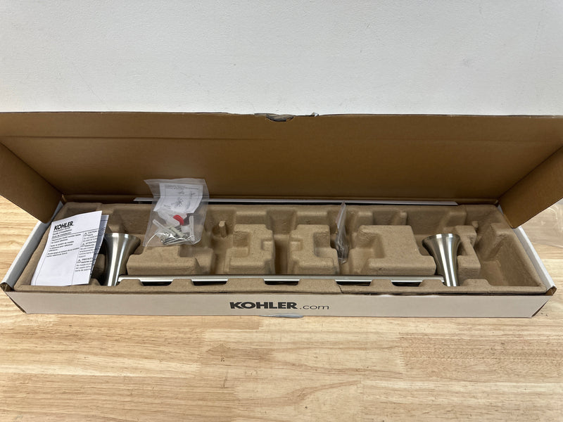 Kohler K-21952-BN Tempered 18" Towel Bar - Vibrant Brushed Nickel