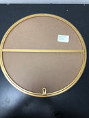 Elegant Lighting MR4818BR Eternity 18" Diameter Circular Metal Framed Bathroom Mirror - Brass
