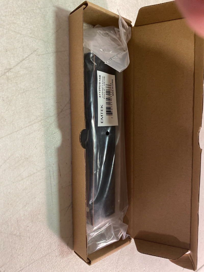 Emtek 87120US10B Edge 6 Inch Center to Center Finger Cabinet Pull - Oil Rubbed Bronze