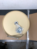 Rev-A-Shelf 6273-20-15-536 Classic Plastic 3-Shelf 20" D-Shaped Lazy Susan for Corner Wall Cabinets - Almond