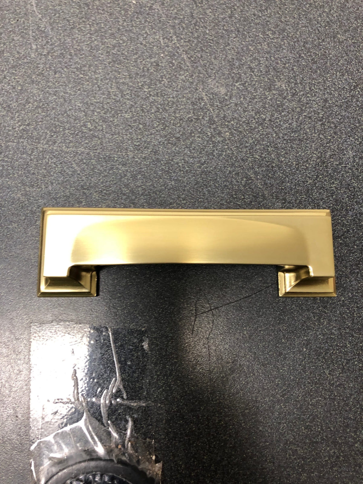 Amerock BP36762BBZ Appoint 3 and 3-3/4 Inch Dual Center to Center Cup Cabinet Pull - Golden Champagne