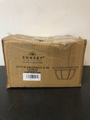 Sunset Lighting 2 Light Outdoor Cast Aluminum 11" Wide Flush Mount Ceiling Fixture - Rubbed Bronze