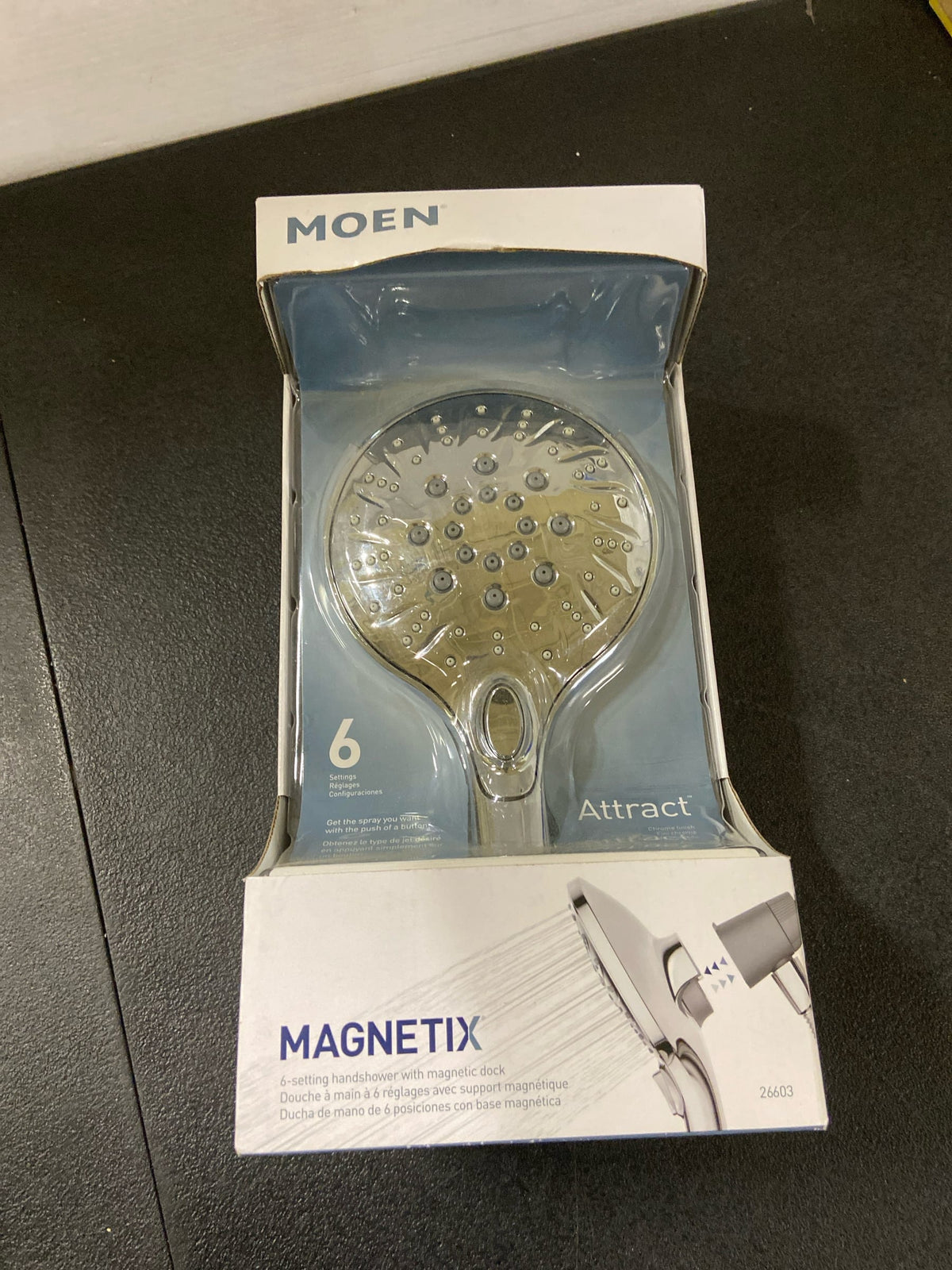 Moen 26603 Attract 1.75 GPM Six Function Hand Shower with Magnetix Docking System - Chrome