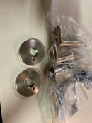 Baldwin 5173056PRIV 5173 Privacy Door Lever Set with 5046 Rose from the Estate Collection - Satin Nickel