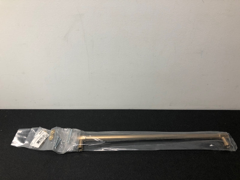 Emtek 86694US4 Jasper 18 Inch Center to Center Bar Appliance Pull from the Industrial Modern Collection - Satin Brass