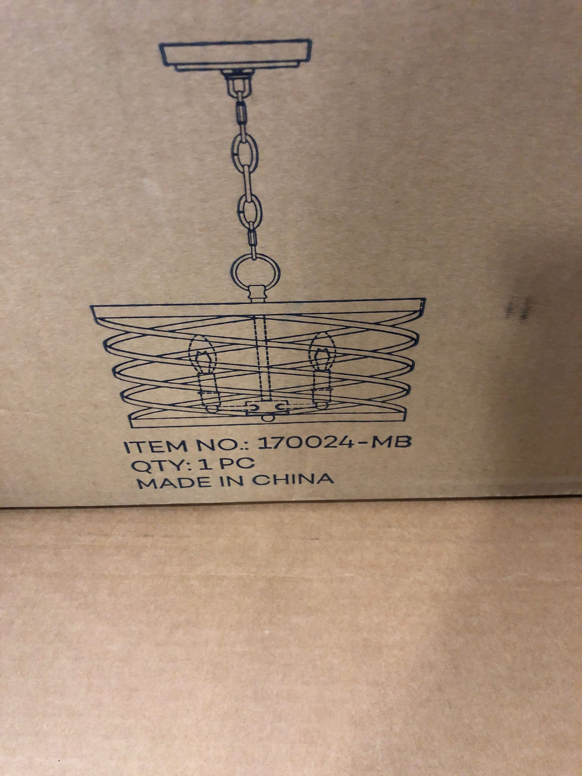 Millennium Lighting 170024-MB Annata 4 Light 16" Wide Cage Pendant - Matte Black