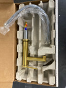 Delta 556-LPU-DST Dorval 1.2 GPM Single Hole Bathroom Faucet with Lever Handle - Less Drain Assembly - Champagne Bronze