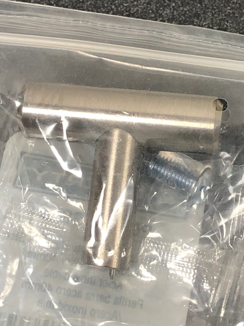 Liberty P01025-SS-C Brushed Steel Bar 1-5/8 in. (41 mm) Cabinet Knob in Stainless Steel