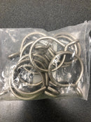 Rod desyne 1923-015 Satin Nickel Curtain Rings