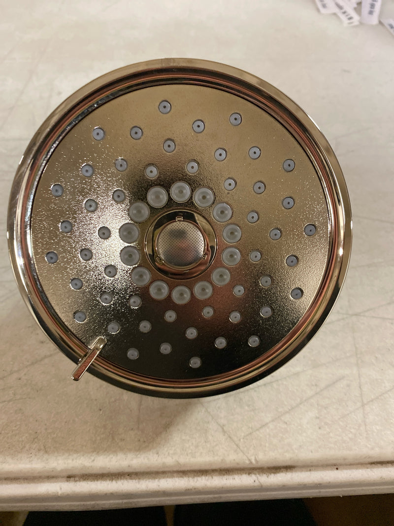 Kohler K-22170-BN Purist 2.5 GPM Multi Function Shower Head with MasterClean and Katalyst Air-Induction Spray Technology - Vibrant Brushed Nickel