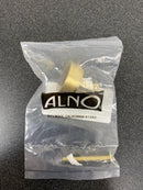 Alno A716-1-SB Moderne 1" Round Flat Mushroom Cabinet Knob Drawer Knob - Solid Brass - Satin Brass